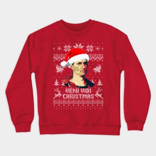 Julius Caesar Veni Vidi Christmas Crewneck Sweatshirt